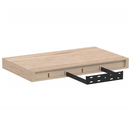 Svävande hyllor 4 st 40x23,5x4 cm konstruerat trä