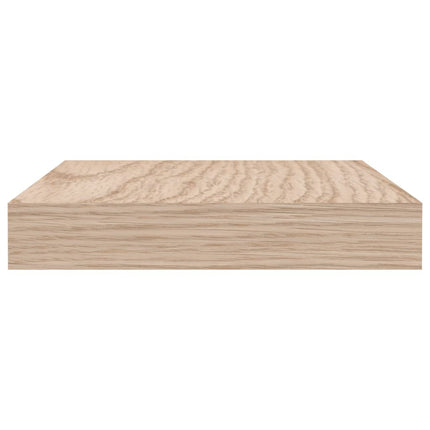 Svävande hyllor 2 st 60x23,5x4 cm konstruerat trä