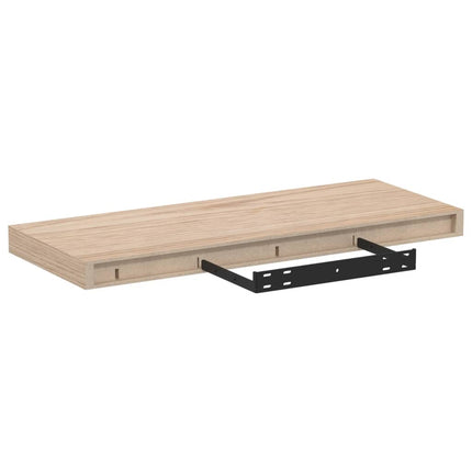 Svävande hyllor 4 st 60x23,5x4 cm konstruerat trä