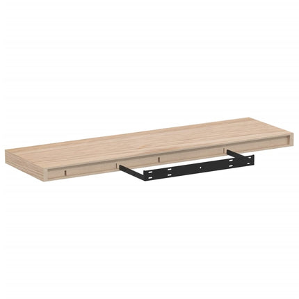 Svävande hylla 80x23,5x4 cm konstruerat trä