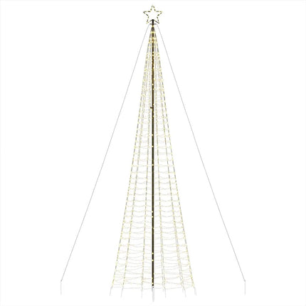 LED julgran med spikar 1534 LED varmvit 500 cm