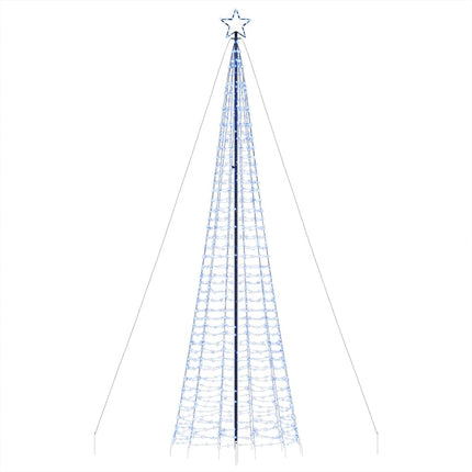 LED julgran med spikar 1534 LED blå 500 cm