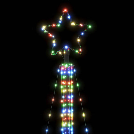 LED julgran 525 LEDs flerfärgad 302 cm