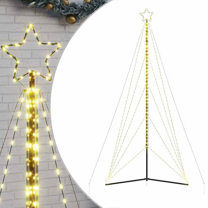 LED julgran 615 LEDs varmvit 404,5 cm