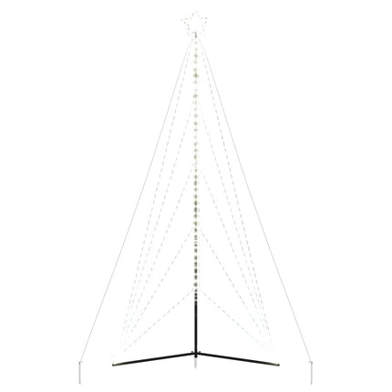 LED julgran 615 LEDs kallvit 404,5 cm