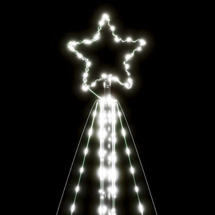 LED julgran 615 LEDs kallvit 404,5 cm