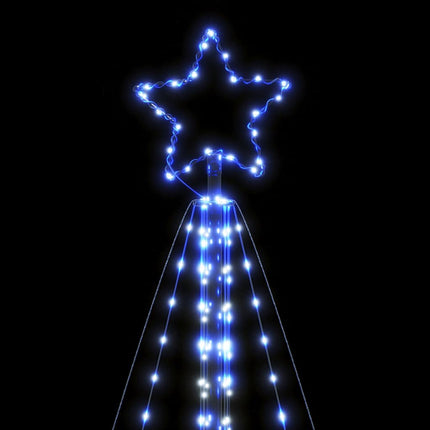 LED julgran 615 LEDs blå 404,5 cm
