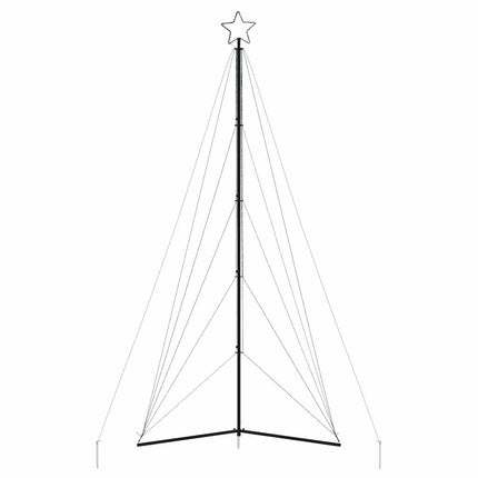 LED julgran 615 LEDs flerfärgad 404,5 cm