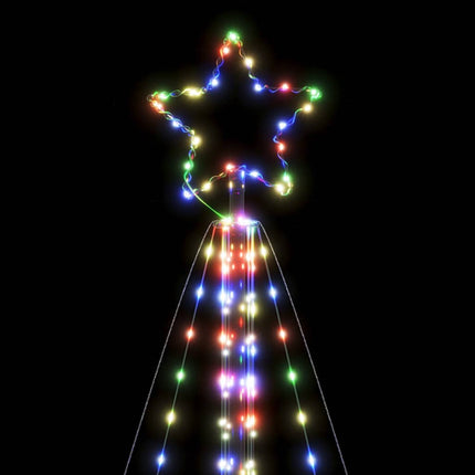 LED julgran 615 LEDs flerfärgad 404,5 cm