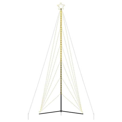 LED julgran 861 LEDs varmvit 478 cm