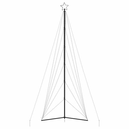 LED julgran 861 LEDs kallvit 478 cm