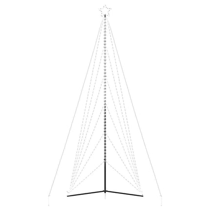 LED julgran 861 LEDs kallvit 478 cm
