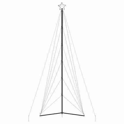 LED julgran 861 LEDs blå 478 cm
