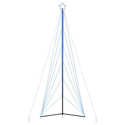 LED julgran 861 LEDs blå 478 cm