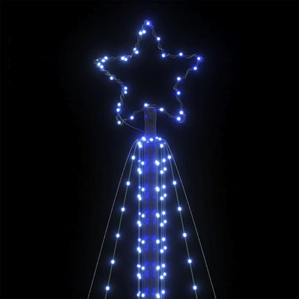 LED julgran 861 LEDs blå 478 cm