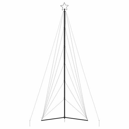 LED julgran 861 LEDs flerfärgad 478 cm