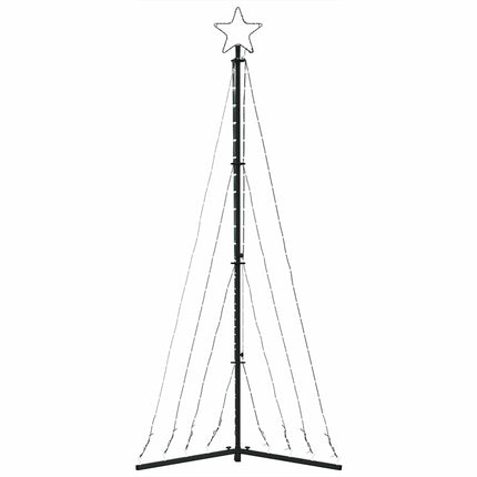 LED julgran 339 LEDs flerfärgad 187 cm