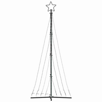 LED julgran 447 LEDs kallvit 250 cm