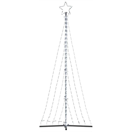 LED julgran 447 LEDs kallvit 250 cm