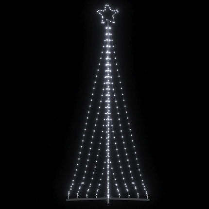 LED julgran 447 LEDs kallvit 250 cm