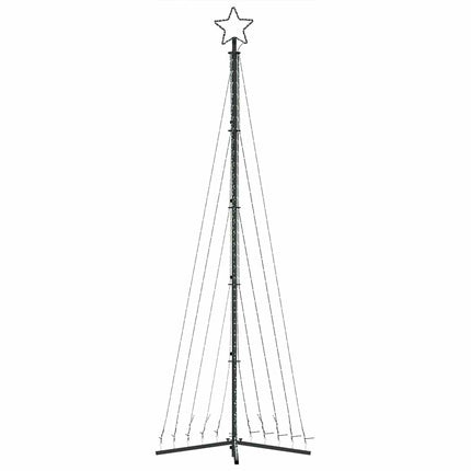 LED julgran 495 LEDs flerfärgad 300,5 cm
