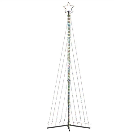 LED julgran 495 LEDs flerfärgad 300,5 cm