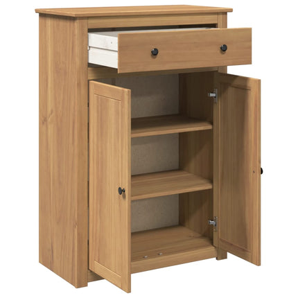 Skoskåp PANAMA 80x40x114 cm massiv furu