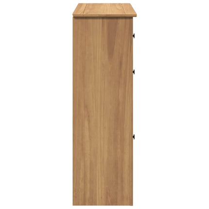 Skoskåp PANAMA 80x35x105 cm massiv furu