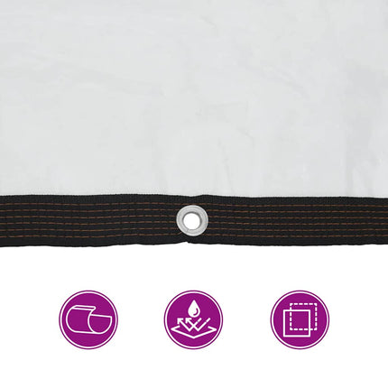 Växtskydd med öljetter 2x4 m polyeten
