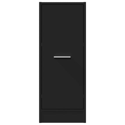 Apoteksskåp svart 30x41x77,5 cm konstruerat trä