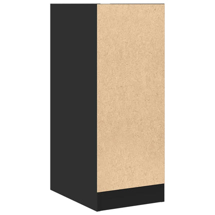 Apoteksskåp svart 30x41x77,5 cm konstruerat trä