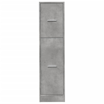Apoteksskåp betonggrå 30x41x118 cm konstruerat trä