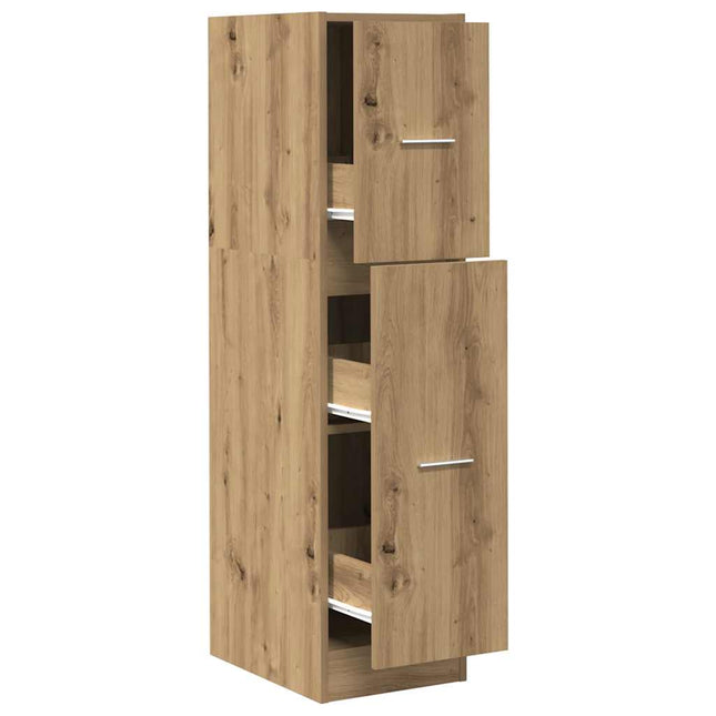 Apoteksskåp ek 30x41x118 cm konstruerat trä