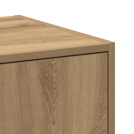 Apoteksskåp konstlädd ek 30x41x144,5 cm konstruerat trä