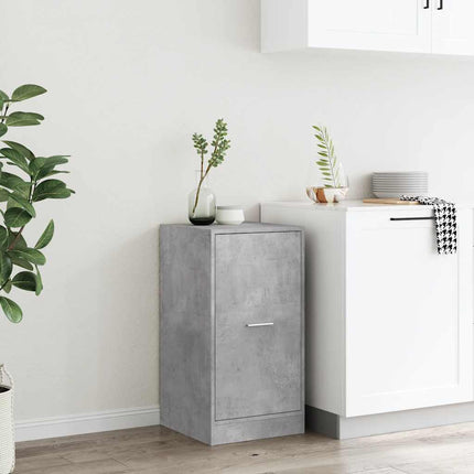 Apoteksskåp betonggrå 40x41x77,5 cm konstruerat trä
