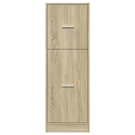 Apoteksskåp sonoma-ek 40x41x118 cm konstruerat trä