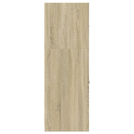 Apoteksskåp sonoma-ek 40x41x118 cm konstruerat trä