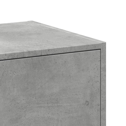 Apoteksskåp betonggrå 40x41x118 cm konstruerat trä