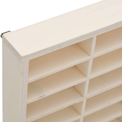Trämonter för samlarobjekt med 80 fack 80x4,5x40,5cm