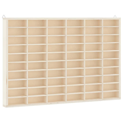 Trämonter för samlarobjekt med 60 fack 60x4,5x40,5cm
