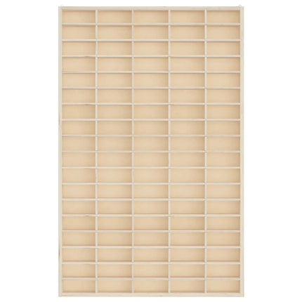 Trämonter för samlarobjekt med 90 fack 50,5x4,5x79cm