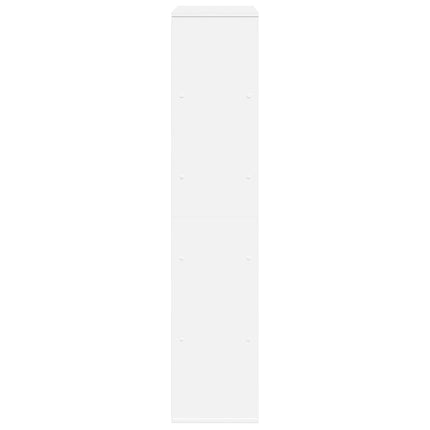 Bokhylla vit 100x33x156,5 cm konstruerat trä