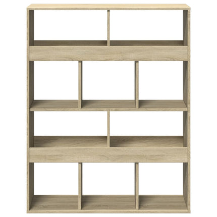 Bokhylla sonoma-ek 100x33x125,5 cm konstruerat trä