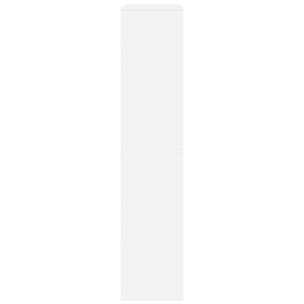 Bokhylla vit 100x33x155,5 cm konstruerat trä