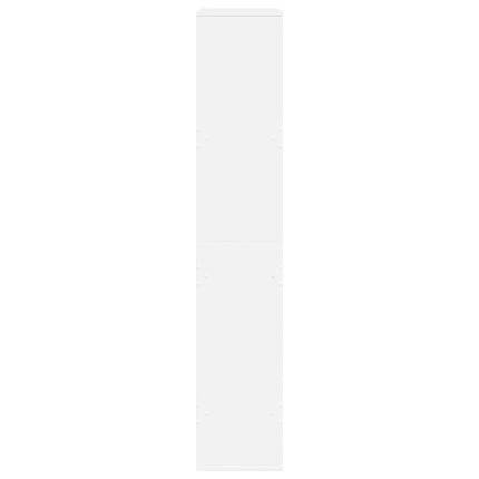 Bokhylla vit 100x33x175 cm konstruerat trä