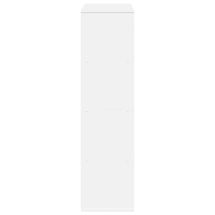 Rumsavdelare vit 100x33x125,5 cm konstruerat trä