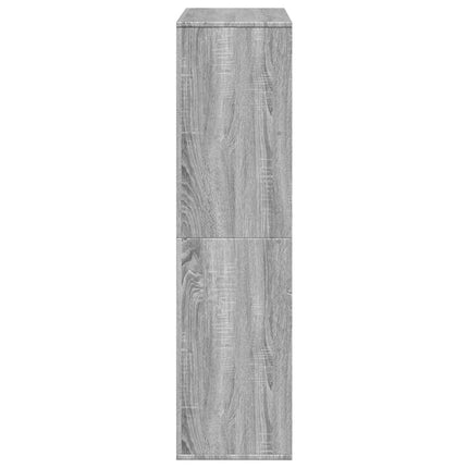 Rumsavdelare grå sonoma-ek 100x33x125,5 cm konstruerat trä