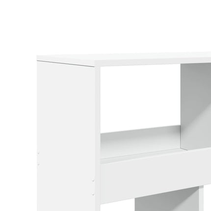 Rumsavdelare vit 100x33x187,5 cm konstruerat trä
