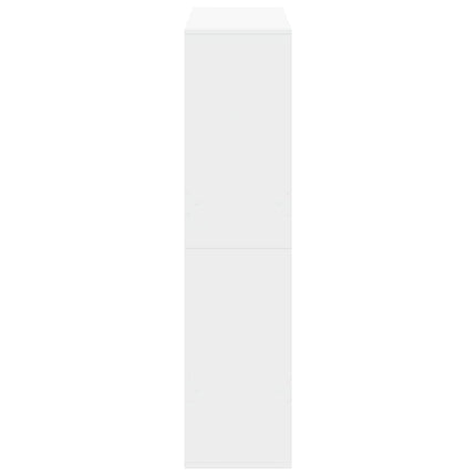 Rumsavdelare vit 100x33x135 cm konstruerat trä