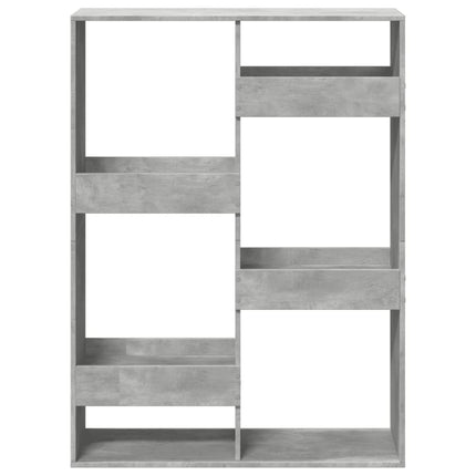 Rumsavdelare betonggrå 100x33x135 cm konstruerat trä